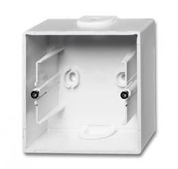 Изображение продукта Коробка для накладного монтажа 1-постовая ABB Basic55 альпийский белый 