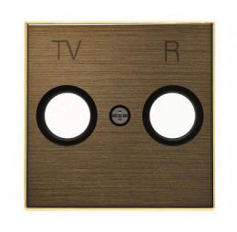 Изображение продукта Лицевая панель ABB Sky розетки TV-R античная латунь 