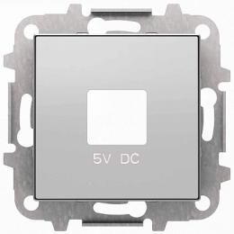 Изображение продукта Лицевая панель ABB Sky розетки USB серебристый алюминий 