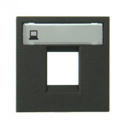 Изображение продукта Лицевая панель ABB Zenit розетки компьютерной антрацит 