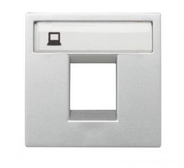 Изображение продукта Лицевая панель ABB Zenit розетки компьютерной серебро 