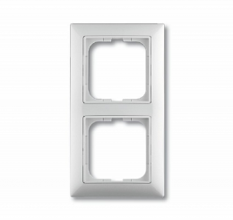 Изображение продукта Рамка 2-постовая ABB Basic55 альпийский белый 