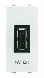 Розетка USB ABB Zenit альпийский белый  - 1