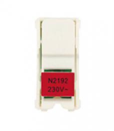 Изображение продукта Светодиодный блок подсветки 2-полюсного выключателя ABB Zenit красный 
