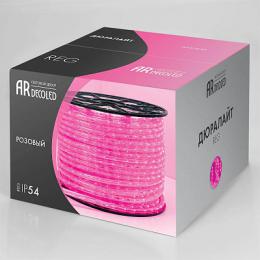 Дюралайт с эффектом динамики Arlight 1.6W/m 36LED/m розовый 100M ARD-REG-Live Pink  - 2