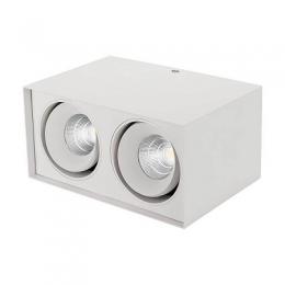 Потолочный светодиодный светильник Arlight SP-Cubus-S100x200WH-2x11W Day White 40deg  - 2