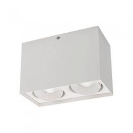 Потолочный светодиодный светильник Arlight SP-Cubus-S100x200WH-2x11W Warm White 40deg  - 1