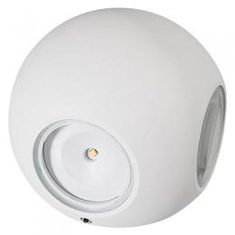 Уличный настенный светодиодный светильник Arlight LGD-Wall-Orb-4WH-8W Warm White  - 1