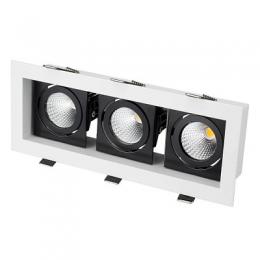 Изображение продукта Встраиваемый светодиодный светильник Arlight CL-Kardan-S260x102-3x9W Warm 