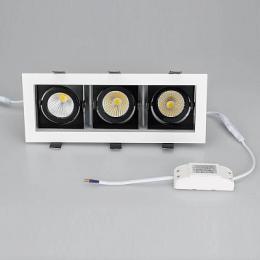 Встраиваемый светодиодный светильник Arlight CL-Kardan-S260x102-3x9W Warm  - 4