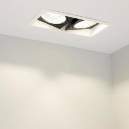 Встраиваемый светодиодный светильник Arlight CL-Kardan-S283x152-2x25W White6000  - 8