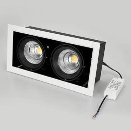 Встраиваемый светодиодный светильник Arlight CL-Kardan-S375x190-2x25W Day4000  - 4
