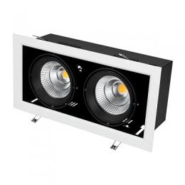 Встраиваемый светодиодный светильник Arlight CL-Kardan-S375x190-2x25W White6000  - 1