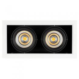Встраиваемый светодиодный светильник Arlight CL-Kardan-S375x190-2x25W White6000  - 4