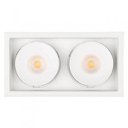 Встраиваемый светодиодный светильник Arlight CL-Simple-S148x80-2x9W Warm3000  - 2