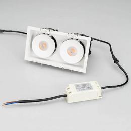 Встраиваемый светодиодный светильник Arlight CL-Simple-S148x80-2x9W Warm3000  - 5