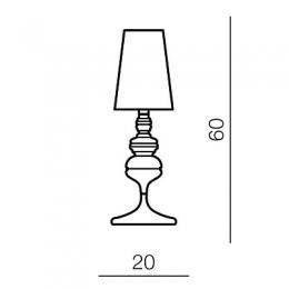Настольная лампа Azzardo Baroco table  - 2
