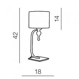 Настольная лампа Azzardo Impress table  - 2