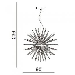 Плафон Azzardo Sirius Stick 90  - 2