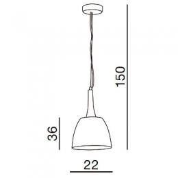 Подвесной светильник Azzardo Prato  - 2