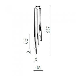 Подвесной светильник Azzardo Stylo 5  - 2