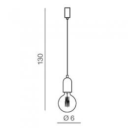 Подвесной светильник Azzardo Volta 1  - 2