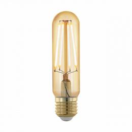 Лампа светодиодная филаментная диммируемая Eglo E27 4W 1700К золотая  - 1