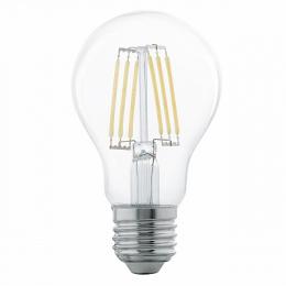 Изображение продукта Лампа светодиодная филаментная Eglo E27 6W 2700К прозрачная 