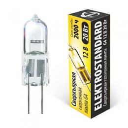 Лампа галогенная Elektrostandard G4 20W прозрачная  - 1
