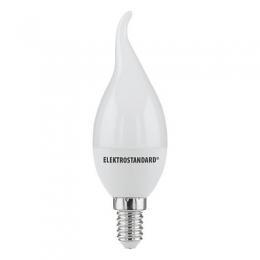 Лампа светодиодная Elektrostandard E14 6W 6500K матовая  - 1