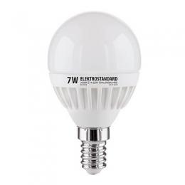 Лампа светодиодная Elektrostandard E14 7W 3300K матовая  - 1