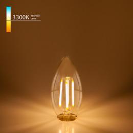 Лампа светодиодная филаментная Elektrostandard BLE1409 E14 9W 3300K прозрачная  - 3