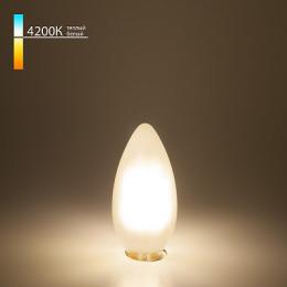 Лампа светодиодная филаментная Elektrostandard BLE1427 E14 9W 4200K матовая  - 3
