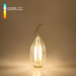 Лампа светодиодная филаментная Elektrostandard BLE1429 E14 9W 4200K прозрачная  - 2