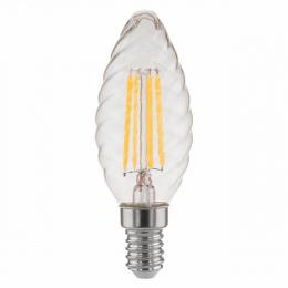 Лампа светодиодная филаментная Elektrostandard E14 7W 3300K прозрачная  - 1