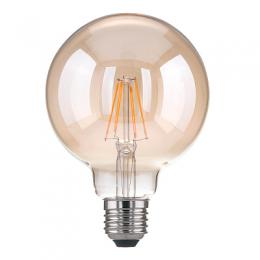 Лампа светодиодная филаментная Elektrostandard E27 6W 3300K прозрачная  - 1