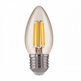 Лампа светодиодная филаментная Elektrostandard E27 7W 3300K прозрачная  - 1