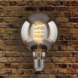 Лампа светодиодная филаментная Elektrostandard E27 8W 3300K золотистая  - 2