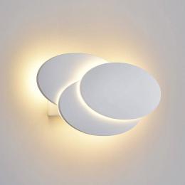 Изображение продукта Настенный светодиодный светильник Elektrostandard Elips Led белый матовый 