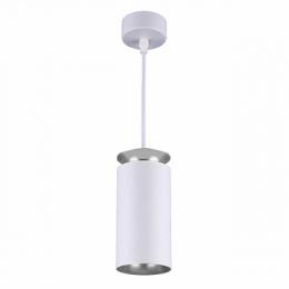 Подвесной светодиодный светильник Elektrostandard DLS021 9+4W 4200К белый матовый/серебро  - 1