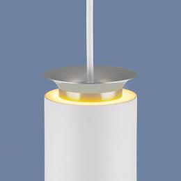 Подвесной светодиодный светильник Elektrostandard DLS021 9+4W 4200К белый матовый/серебро  - 4