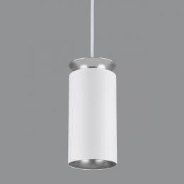 Подвесной светодиодный светильник Elektrostandard DLS021 9+4W 4200К белый матовый/серебро  - 5