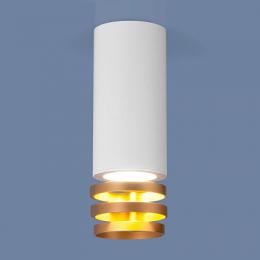 Потолочный светильник Elektrostandard DLN102 GU10 белый/золото  - 3