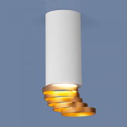 Потолочный светильник Elektrostandard DLN102 GU10 белый/золото  - 5