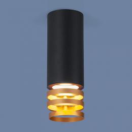Потолочный светильник Elektrostandard DLN102 GU10 черный/золото  - 3