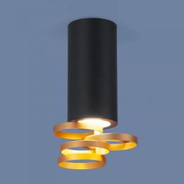 Потолочный светильник Elektrostandard DLN102 GU10 черный/золото  - 5