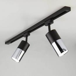 Изображение продукта Трековый светодиодный светильник Elektrostandard Avantag черный матовый/хром 6W LTB27 