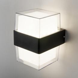 Уличный настенный светодиодный светильник Elektrostandard 1519 Techno LED Maul чёрный  - 4