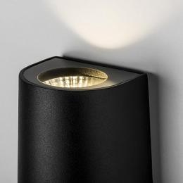 Уличный настенный светодиодный светильник Elektrostandard 1525 Techno LED чёрный  - 2