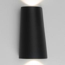 Уличный настенный светодиодный светильник Elektrostandard 1525 Techno LED чёрный  - 4